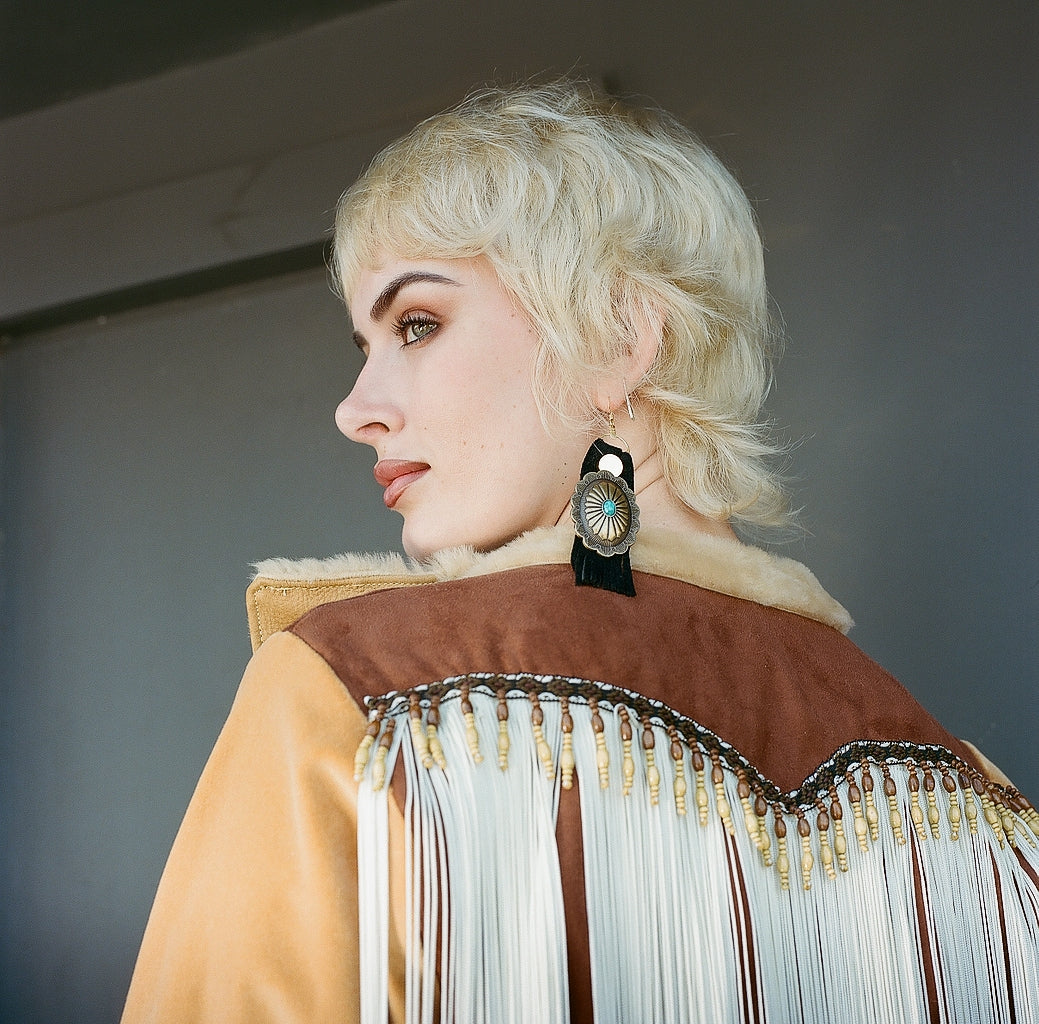 western earrings