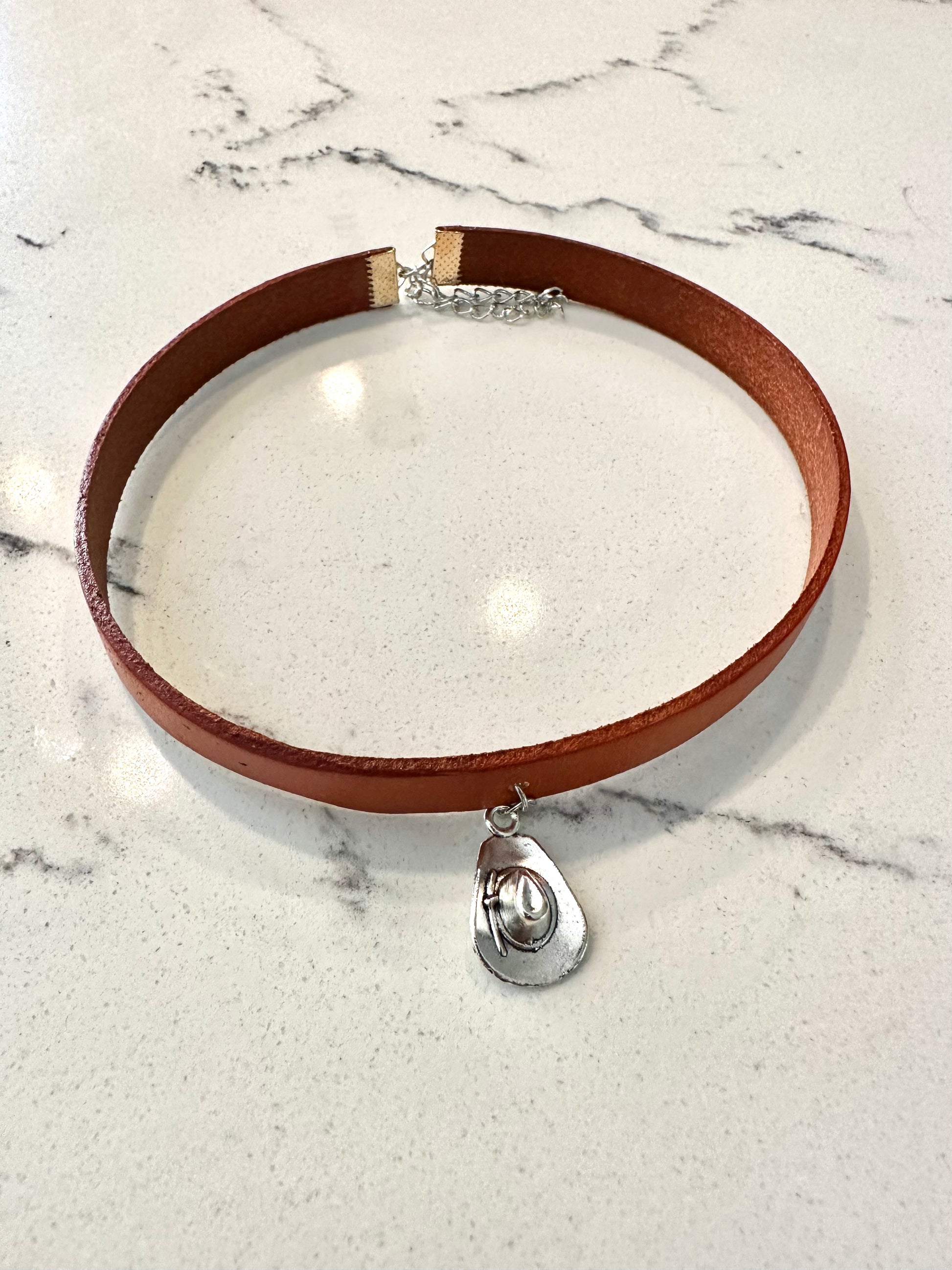 Western choker - cowboy hat