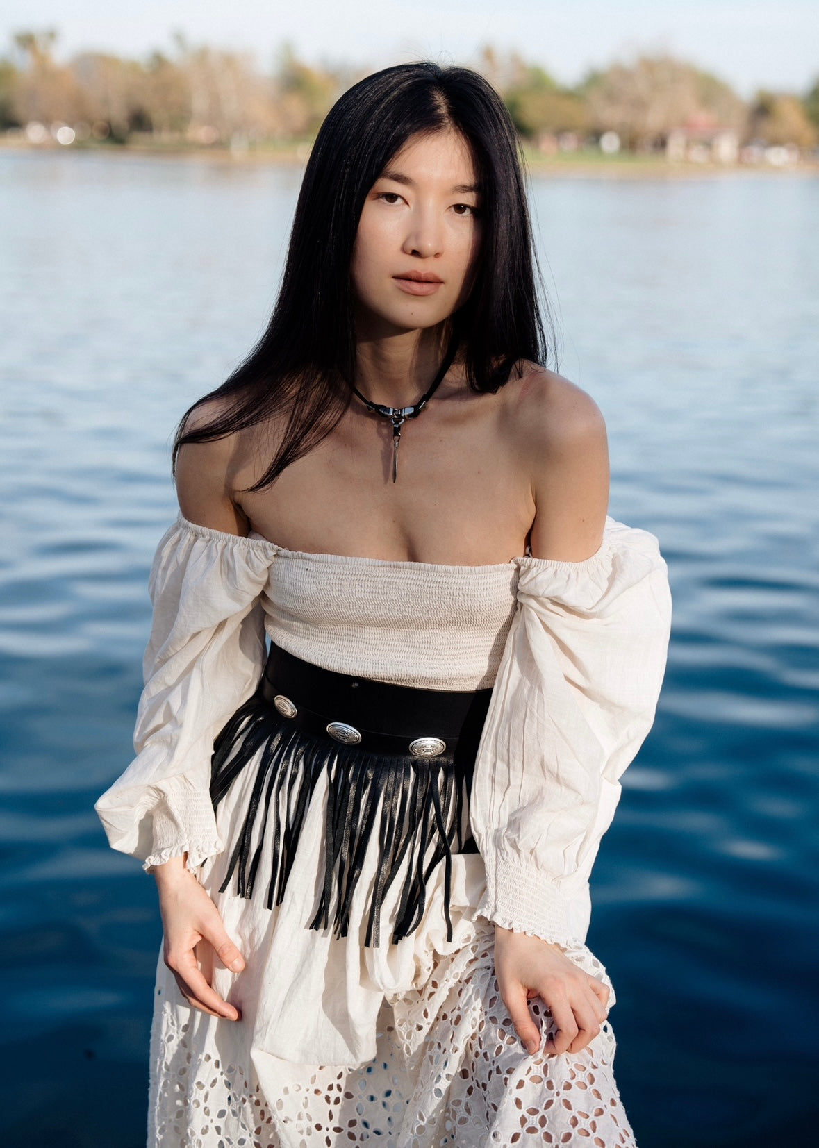 Lindsey fringes belt