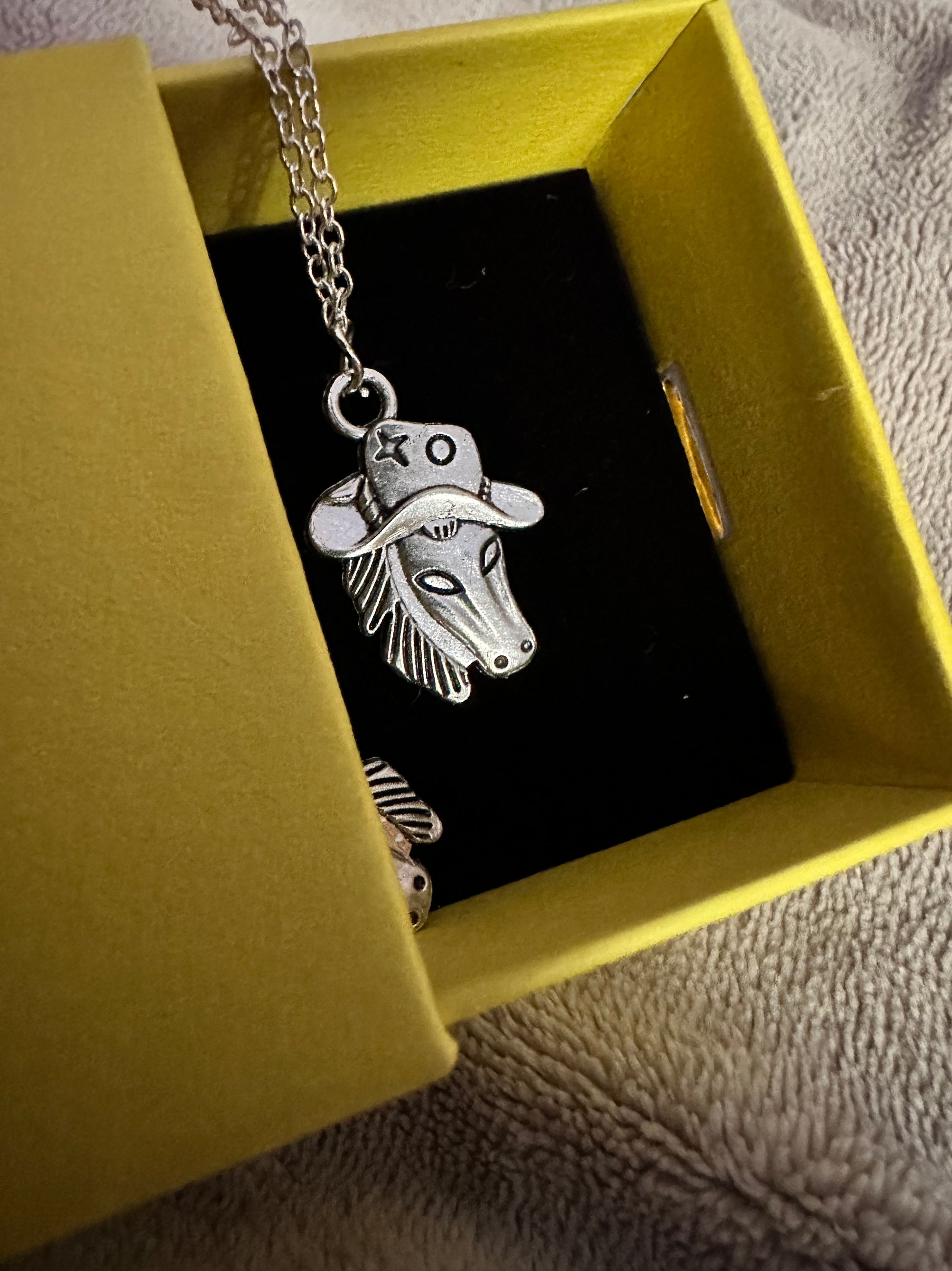 Horse head necklace