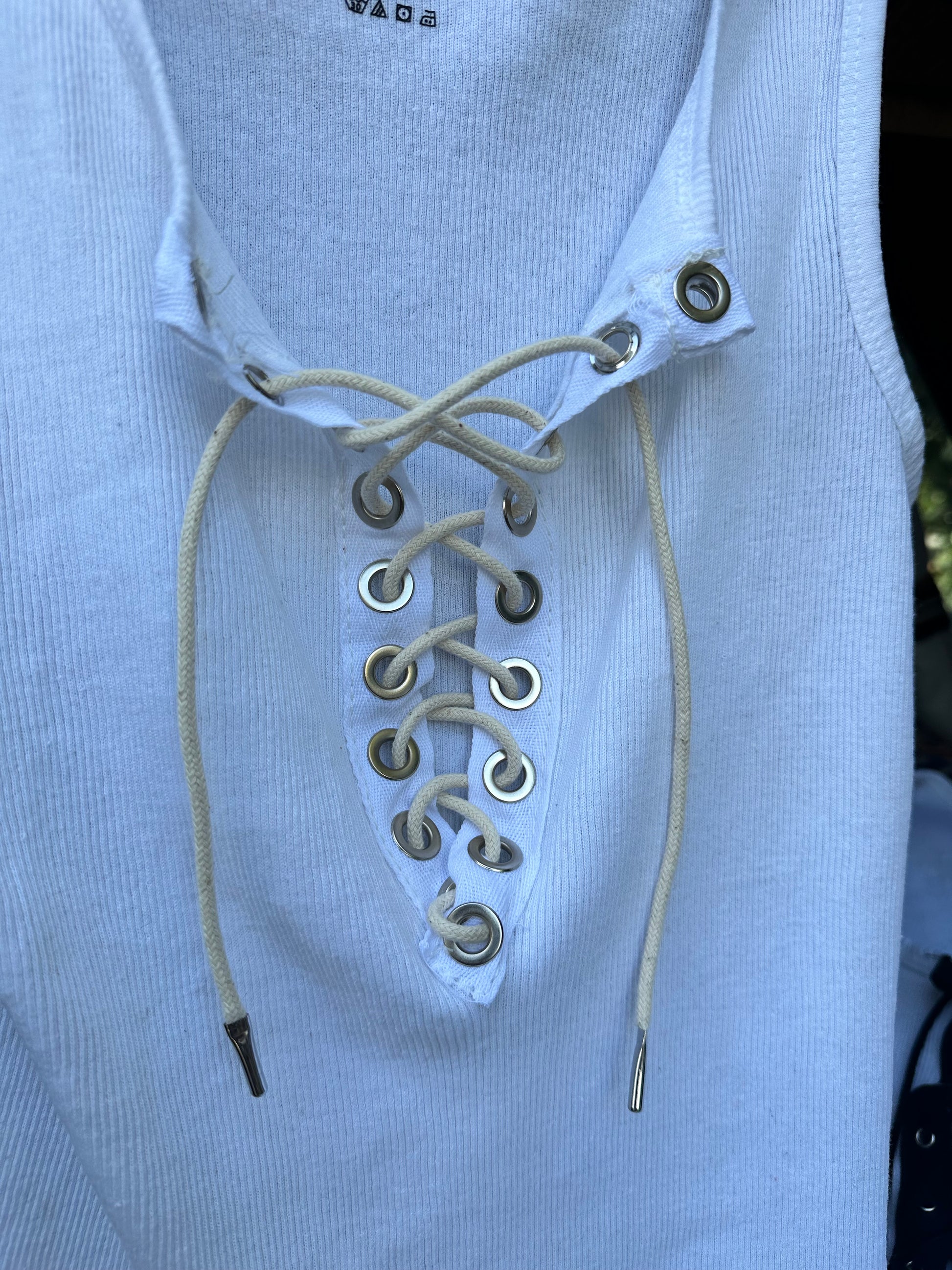 Levis white drawstring