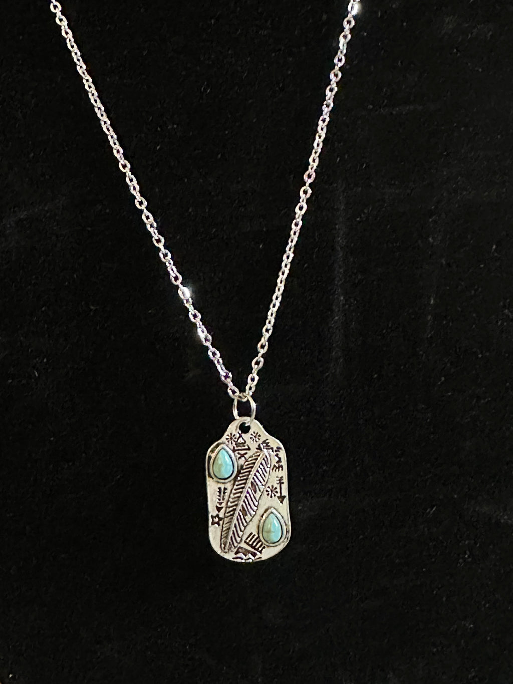 Feather necklace