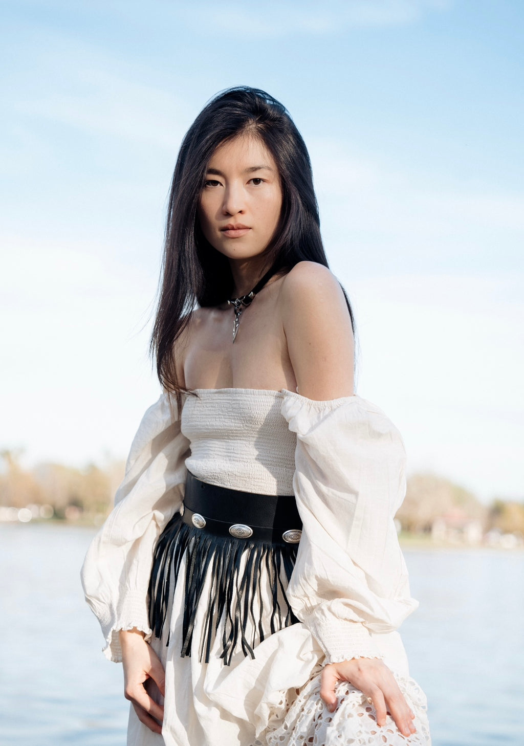 Lindsey fringes belt