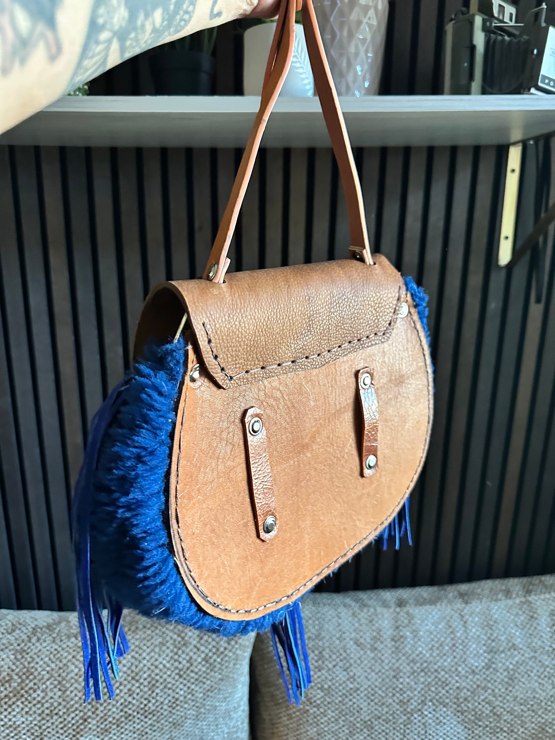 Blue sheep bag