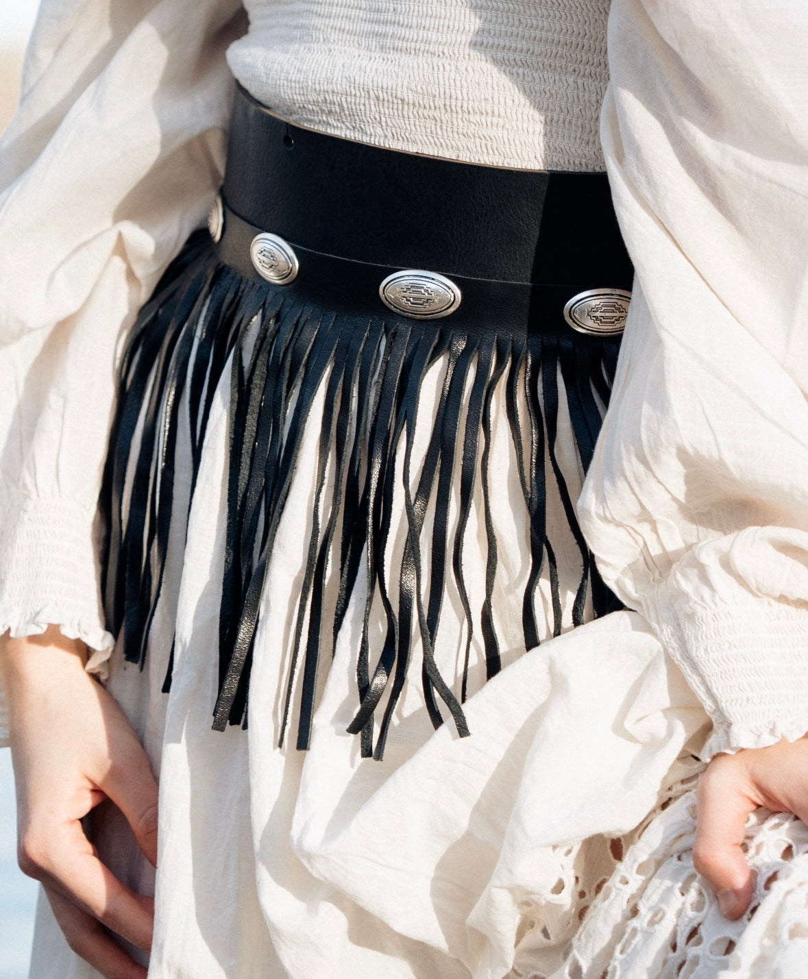 Lindsey fringes belt