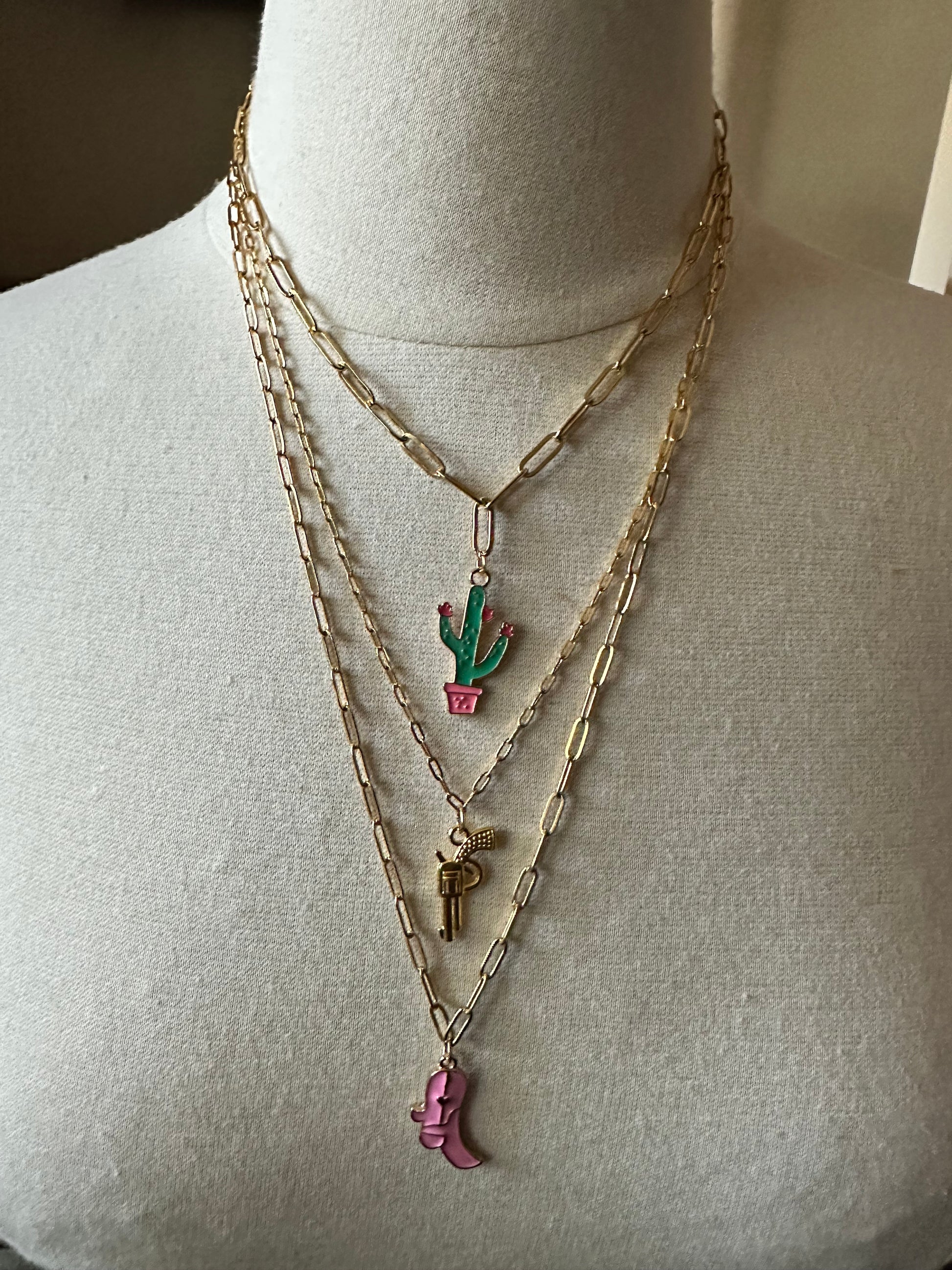 Wild Wild West 3 necklaces