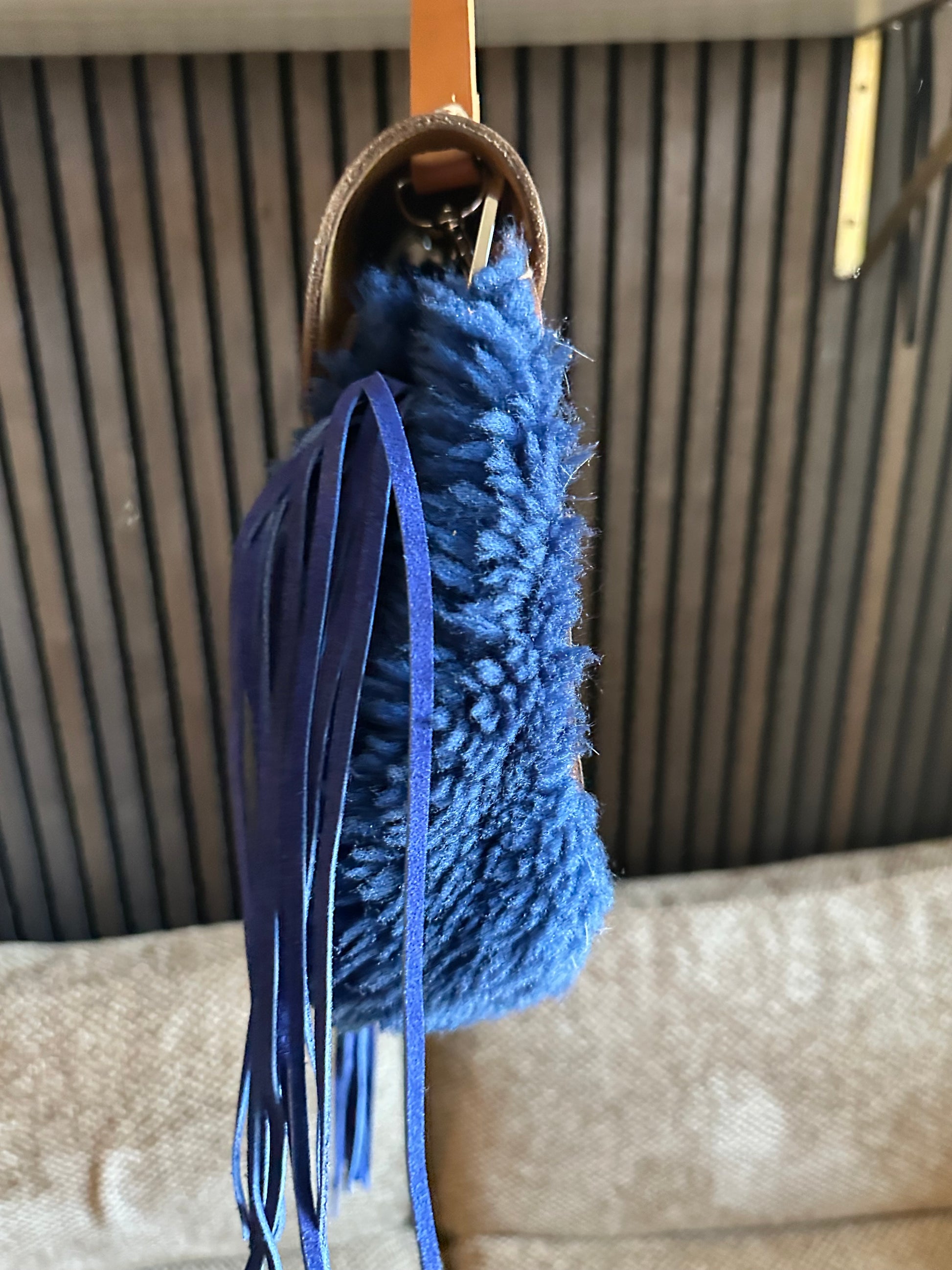 Blue sheep bag