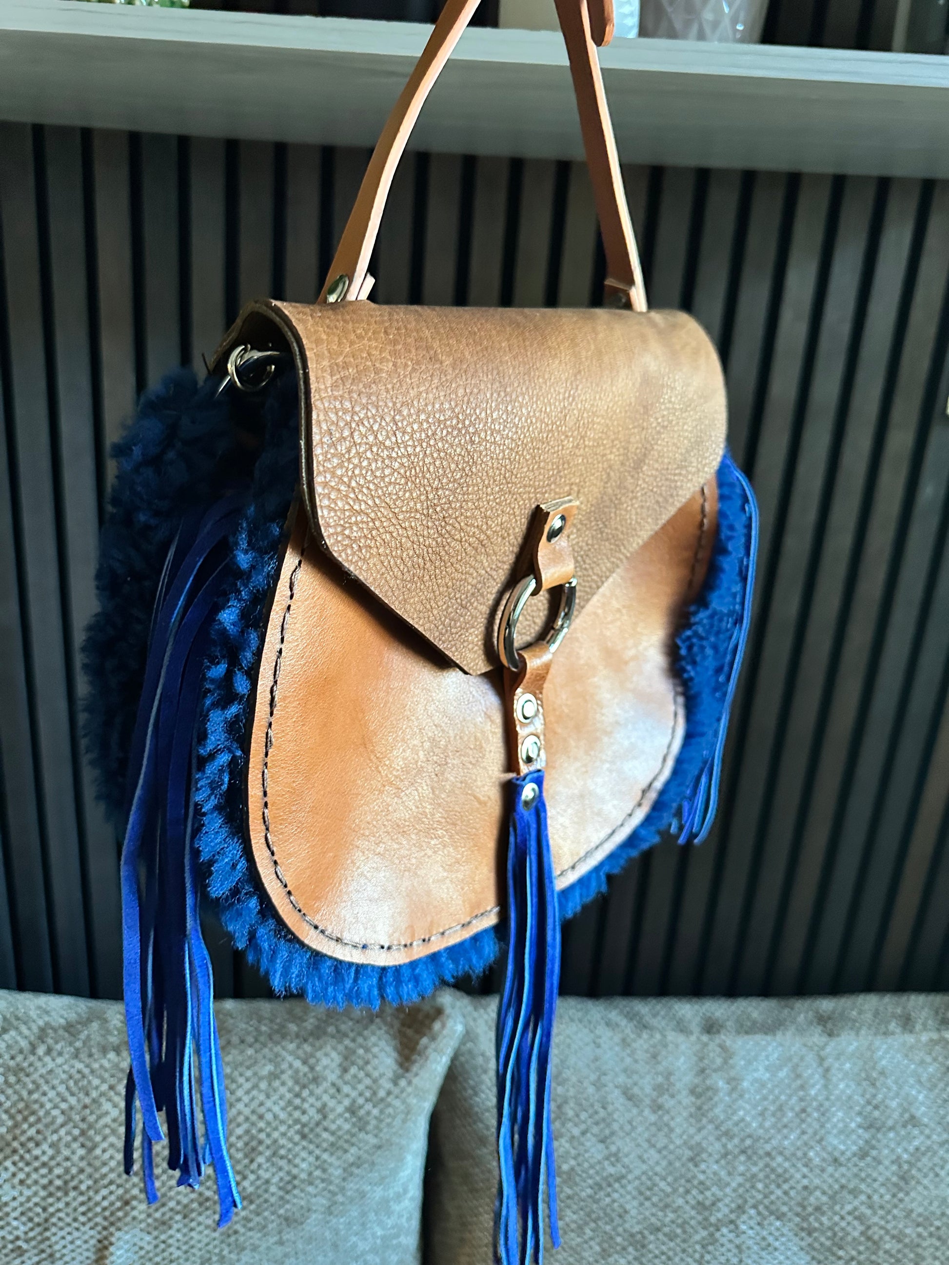 Blue sheep bag