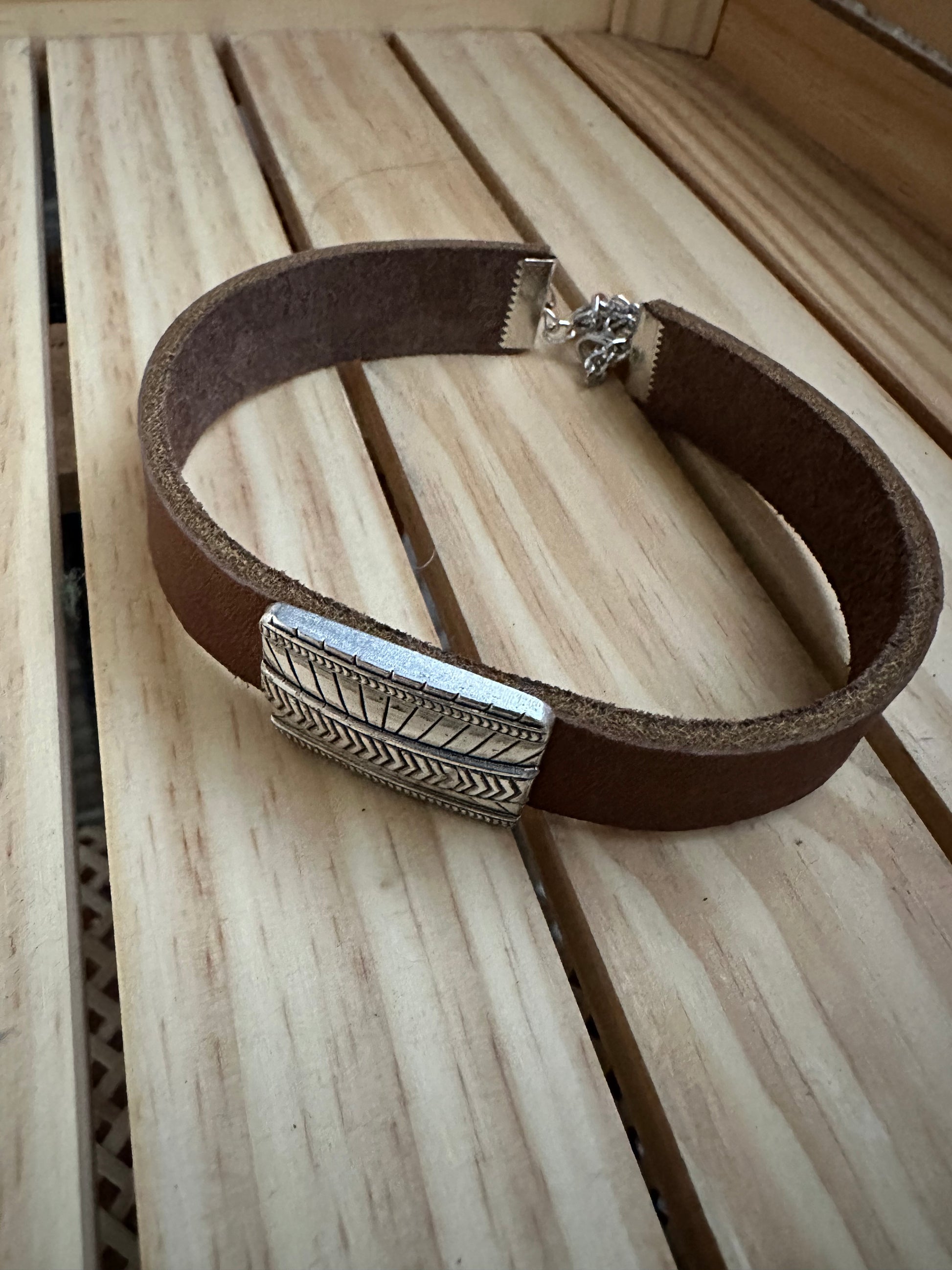 Leather choker #1