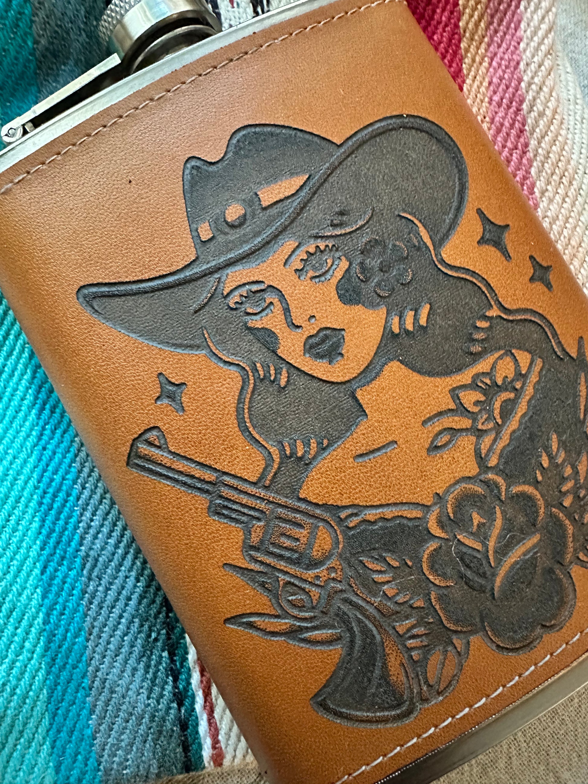 Cowgirl flask