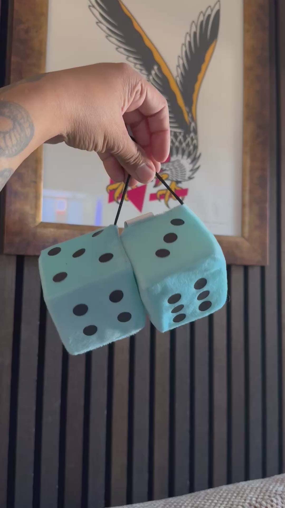 Blue dice