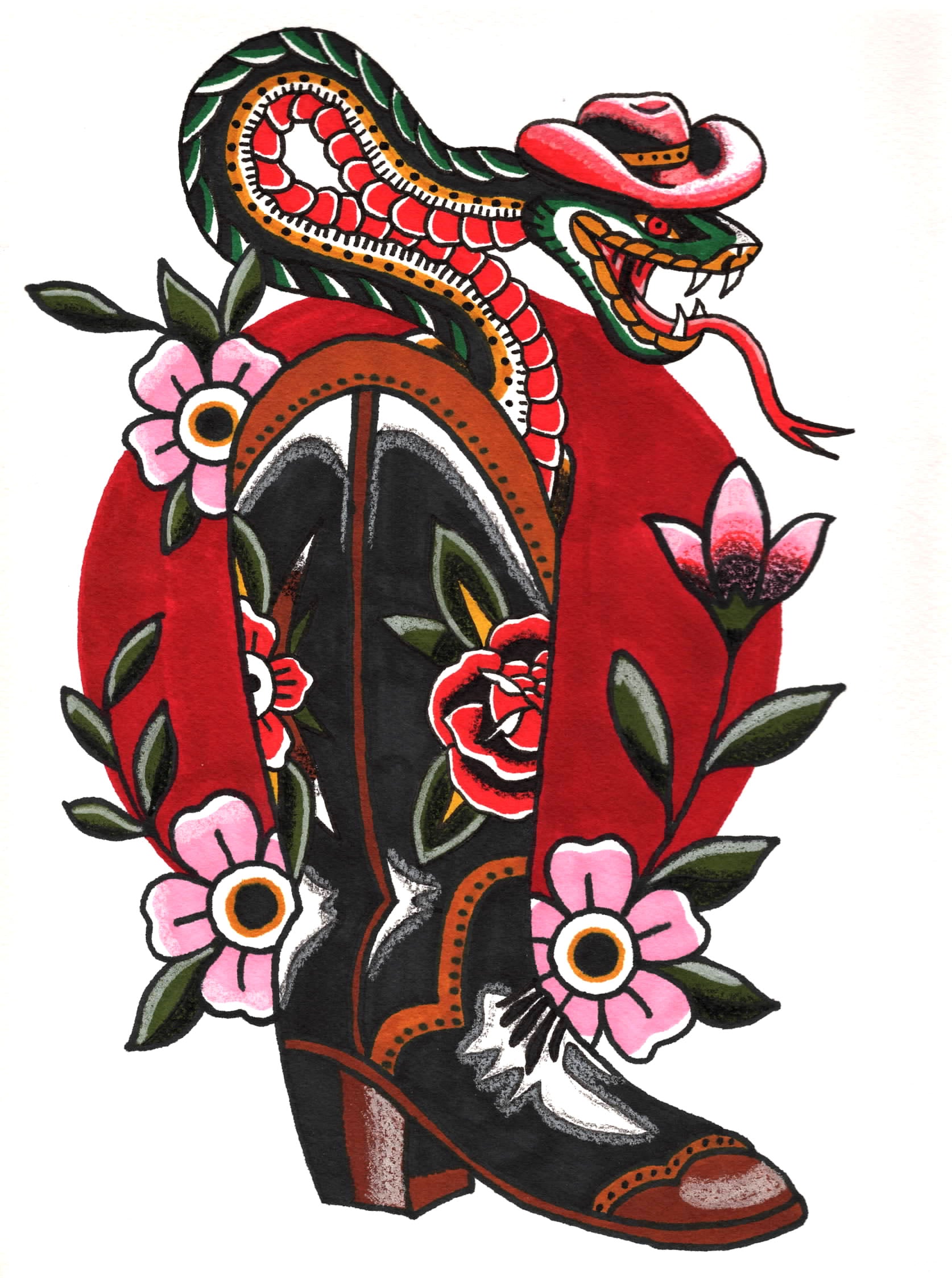 Snake Boot