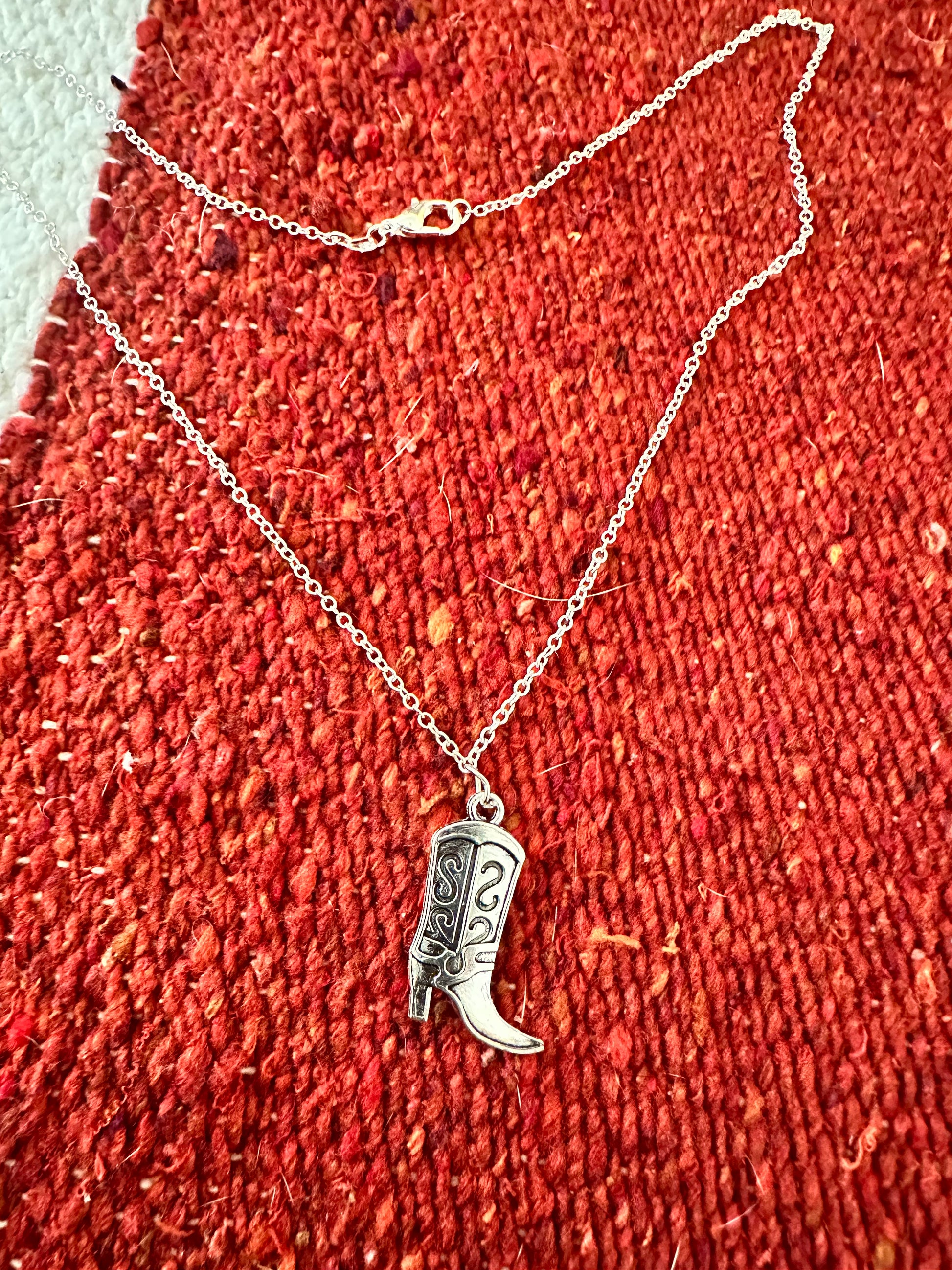 Western choker - cowboy boot