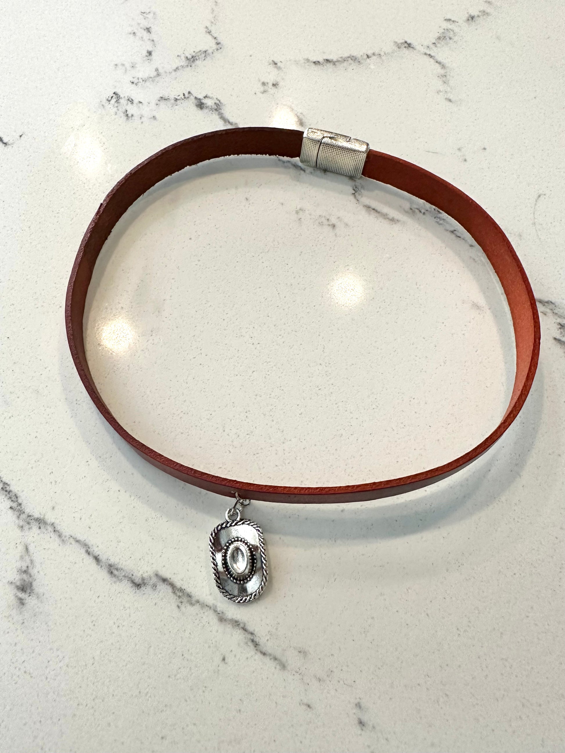 Western choker - cowboy hat 2