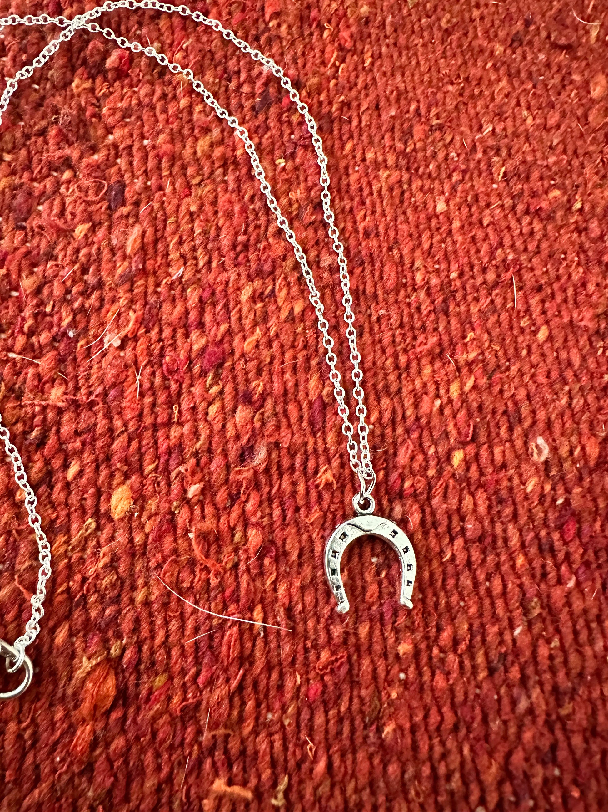 Western choker - horse shoe